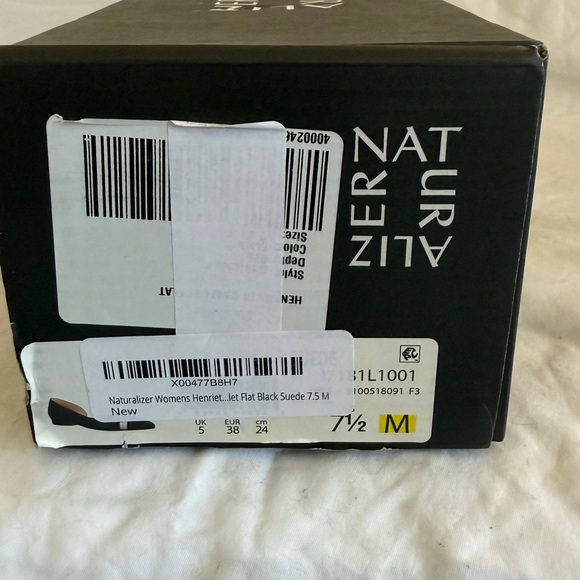 Naturalizer Red Suede with Rhinestones Flats - Picture 5 of 5